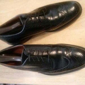 J Crew Leather Wingtip Shoes 9.5